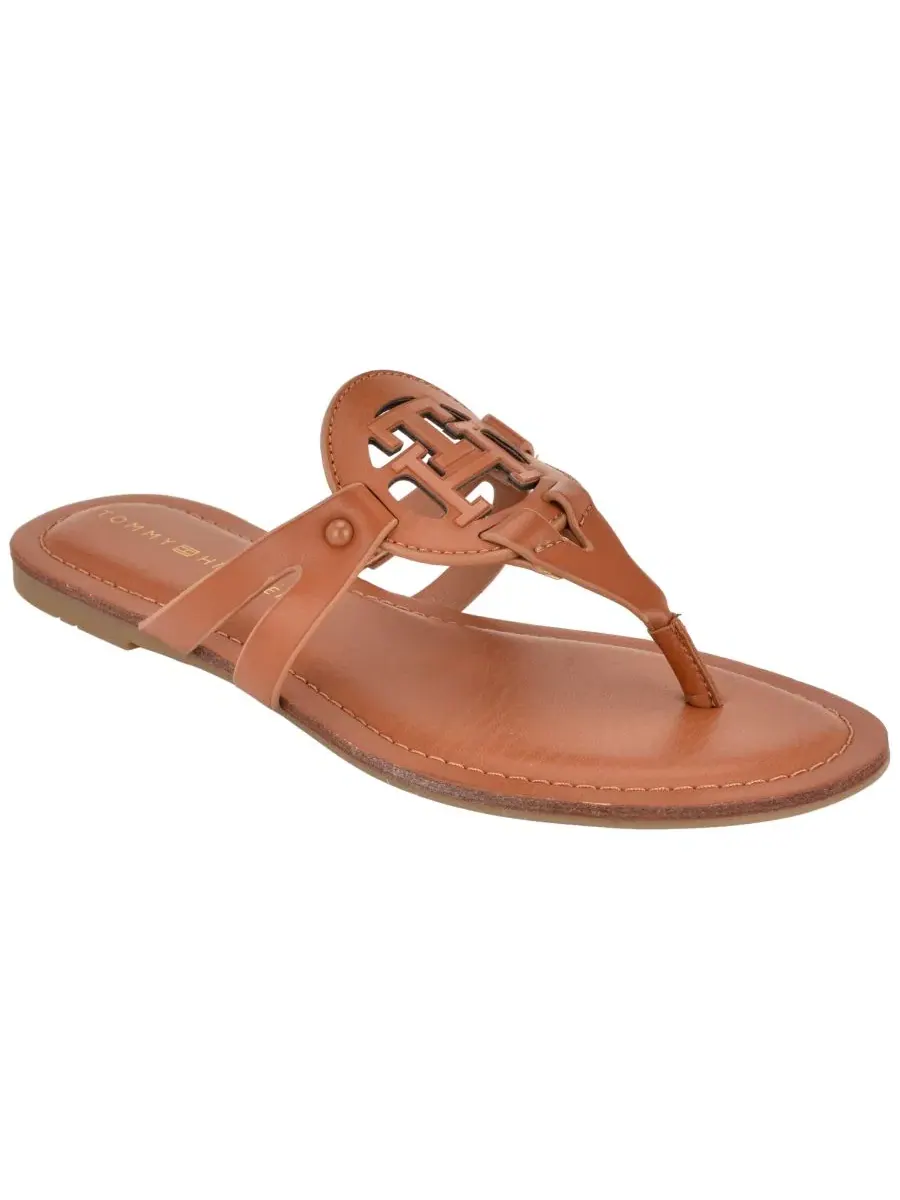 Сандалии-вьетнамки Lerriz Logo Flat Thong на плоском ходу Tommy Hilfiger