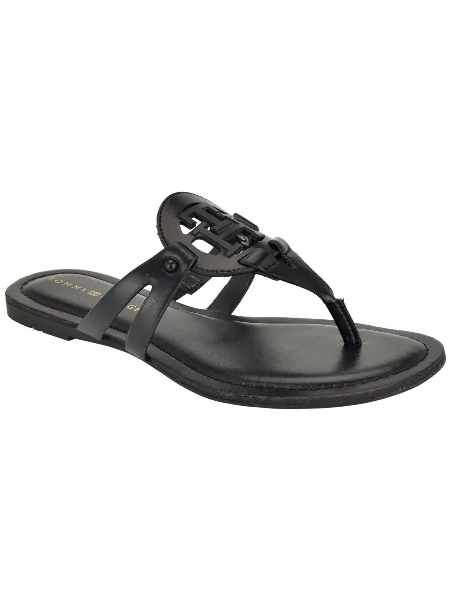 Сандалии-вьетнамки Lerriz Logo Flat Thong Slide с логотипом Tommy Hilfiger
