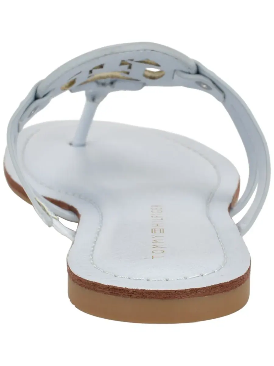 Женские сандалии-вьетнамки Lerriz Logo Flat Thong с логотипом Tommy Hilfiger — изображение 3 из 5, синий