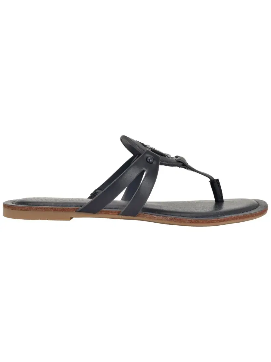 Сандалии-вьетнамки Lerriz Logo Flat Thong Slide с логотипом Tommy Hilfiger — изображение 2 из 5, морской