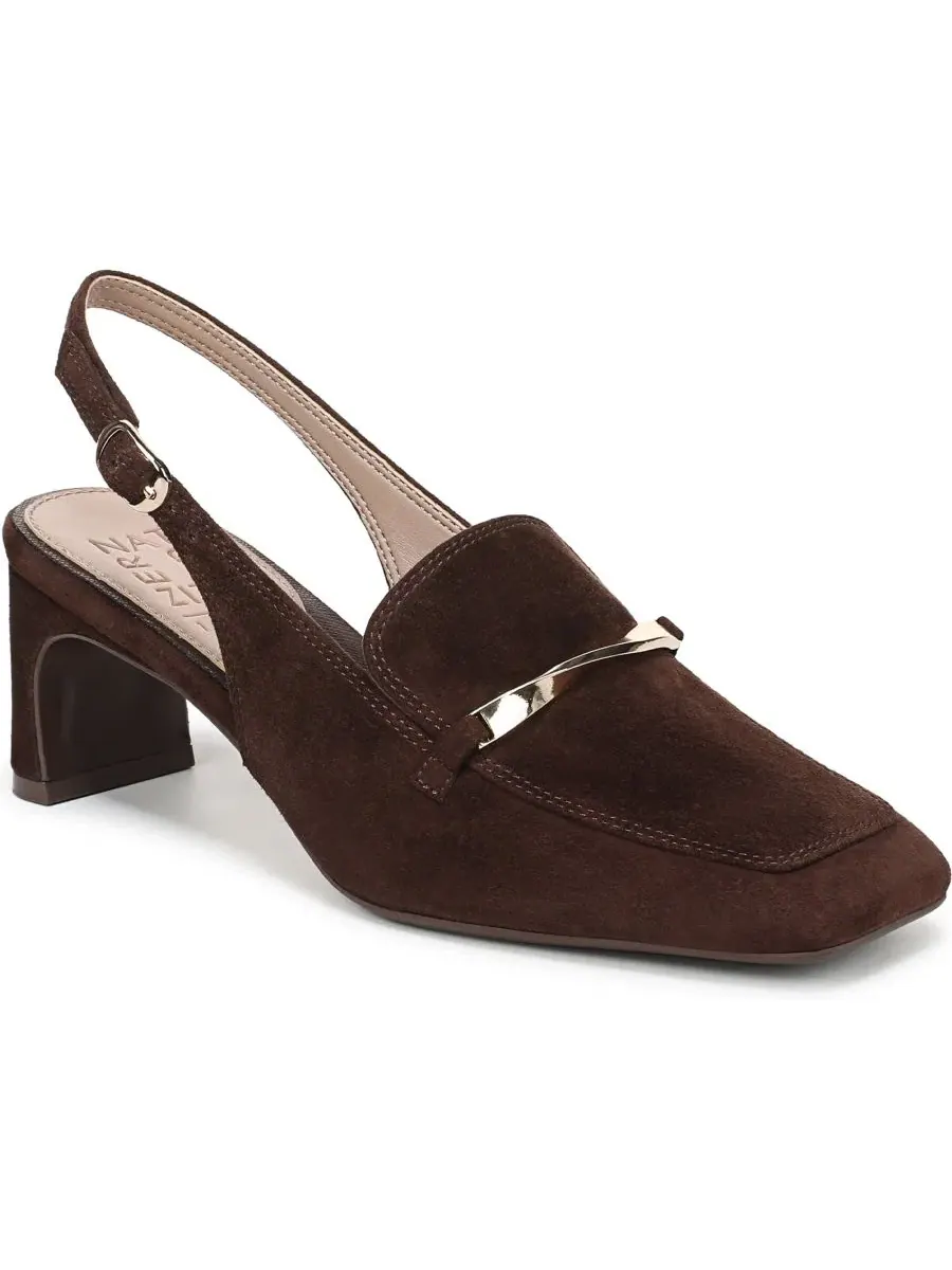 Туфли-лодочки с ремешком Cypress Slingback Pumps Naturalizer — изображение 1 из 5, коричневый