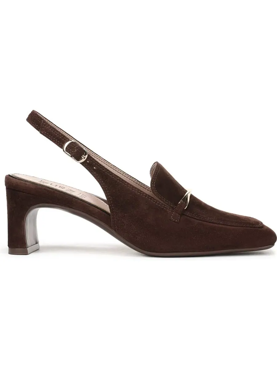 Туфли-лодочки с ремешком Cypress Slingback Pumps Naturalizer — изображение 2 из 5, коричневый