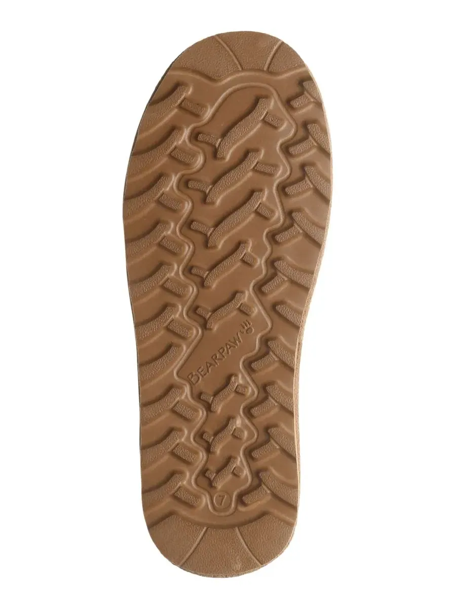 Женские клоги Lexi Round Toe с цепочкой и шармами BEARPAW — изображение 4 из 5, коричневый