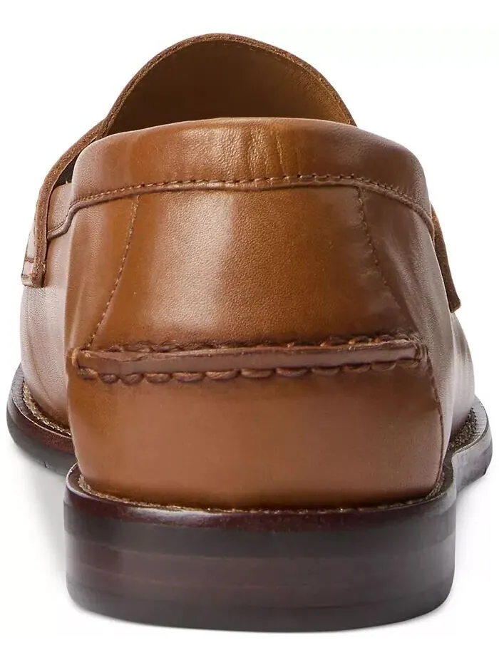 Мужские кожаные пенни-лоферы Alston Polo Ralph Lauren — изображение 3 из 4, бежевый