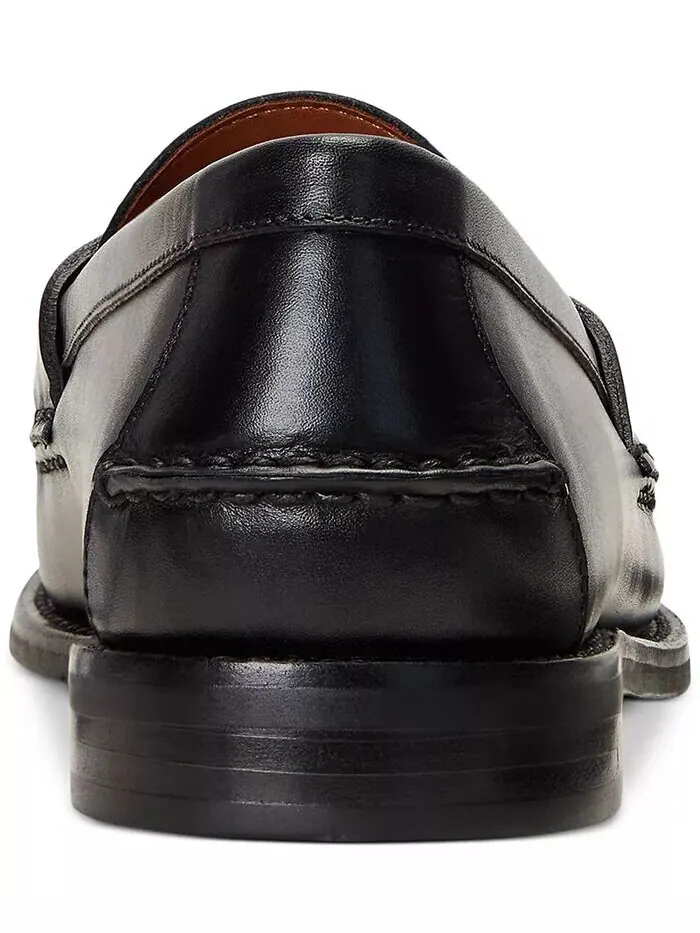 Мужские кожаные пенни-лоферы Alston Polo Ralph Lauren — изображение 3 из 4, черный