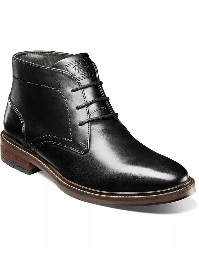 Мужские ботинки Chukka с простым носком Forge Florsheim — изображение 1 из 7, черный