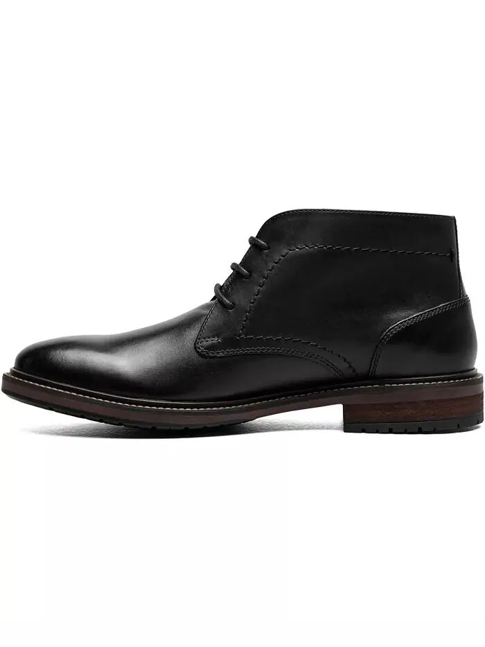 Мужские ботинки Chukka с простым носком Forge Florsheim — изображение 3 из 7, черный