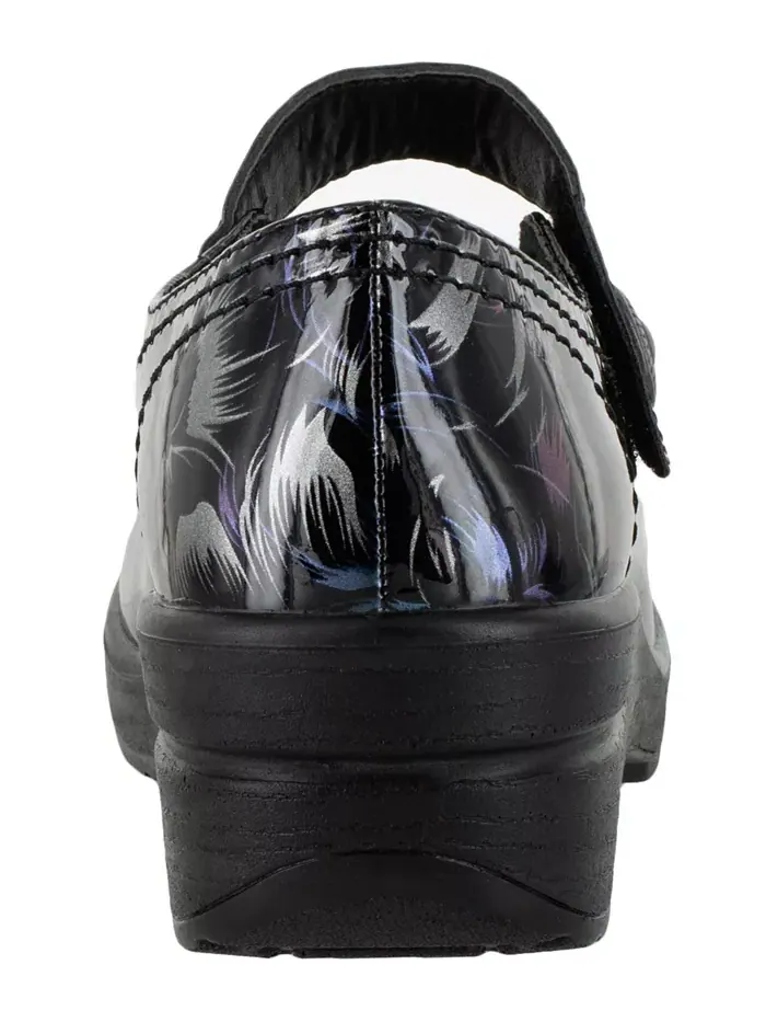 Easy Works by Women's Letsee Mary Jane Clogs Easy Street — изображение 3 из 5, черный серебристый