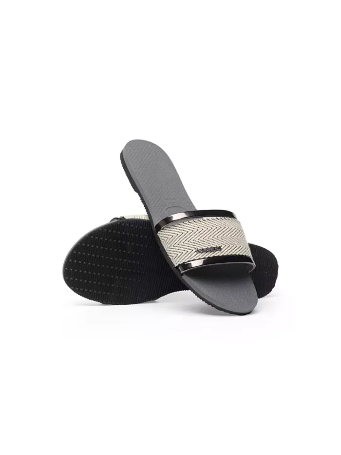 Женские шлепанцы You Trancoso Premium Havaianas — изображение 4 из 4, серый