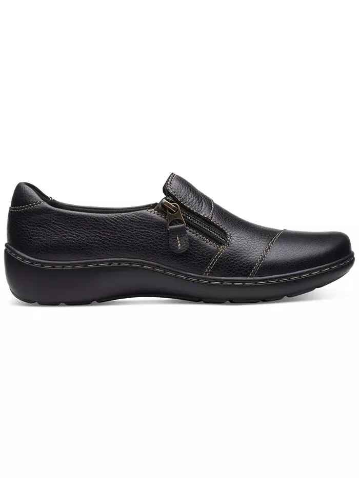Ботинки женские Clarks Cora Harbor Zip — изображение 6 из 8, черный