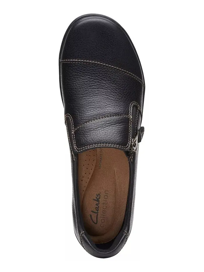Ботинки женские Clarks Cora Harbor Zip — изображение 8 из 8, черный