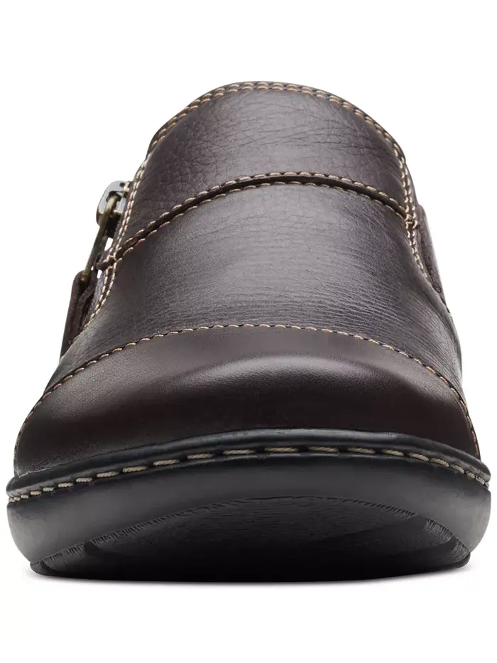 Балетки женские Clarks Cora Harbor на молнии — изображение 3 из 8, коричневый