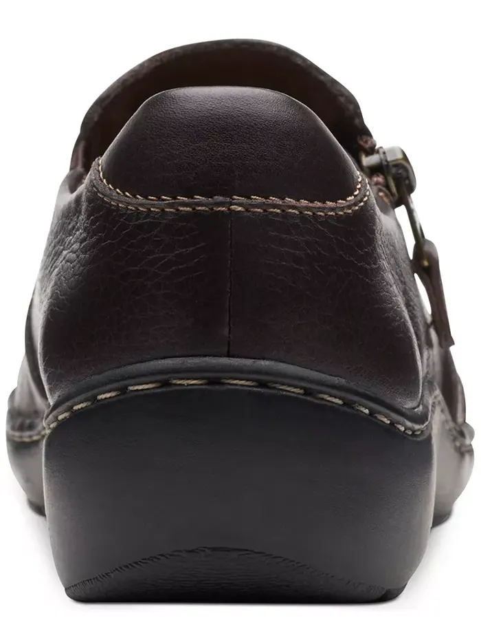 Балетки женские Clarks Cora Harbor на молнии — изображение 8 из 8, коричневый