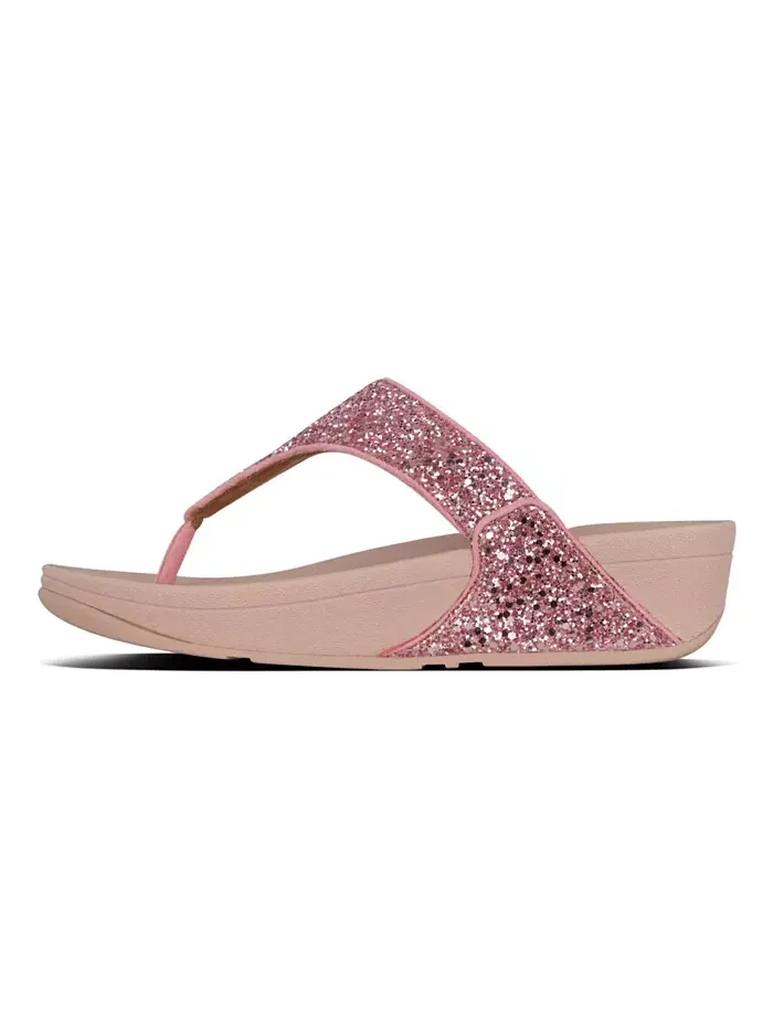 Женские сандалии Lulu Glitter Toe-Thongs FitFlop — изображение 12 из 28, черный