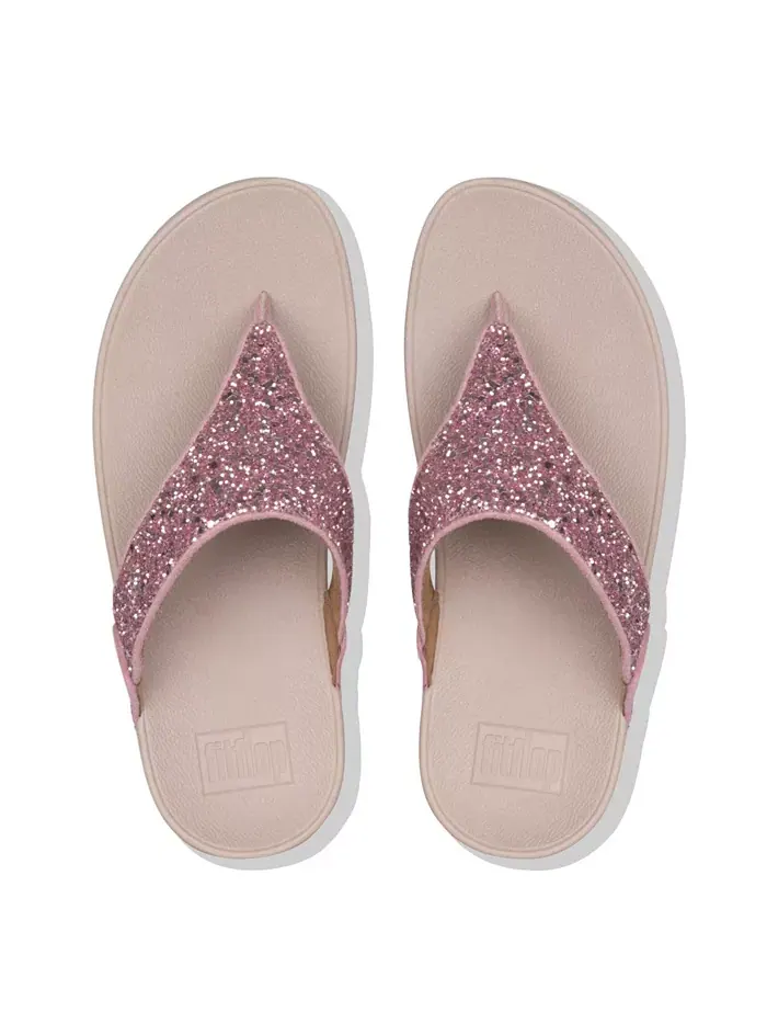 Женские сандалии Lulu Glitter Toe-Thongs FitFlop — изображение 13 из 28, черный