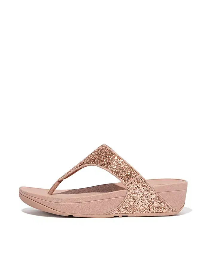 Женские сандалии Lulu Glitter Toe-Thongs FitFlop — изображение 18 из 28, черный