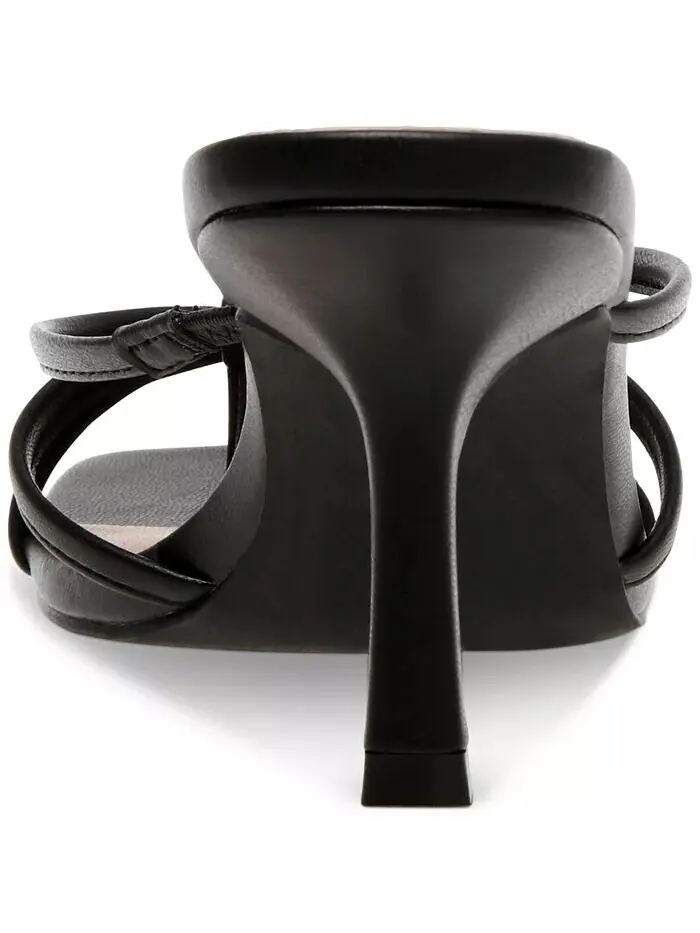 Женские босоножки Zini Strappy Kitten Heel Dress Sandals DV Dolce Vita — изображение 3 из 6, черный