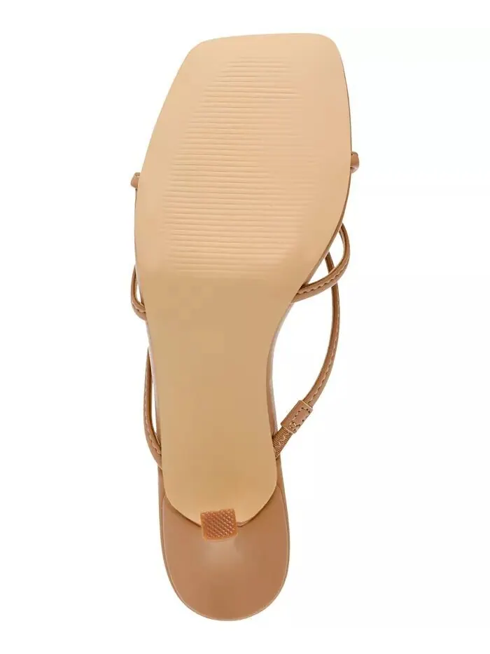 Женские босоножки Zini Strappy Kitten Heel Dress Sandals DV Dolce Vita — изображение 5 из 6, карамель