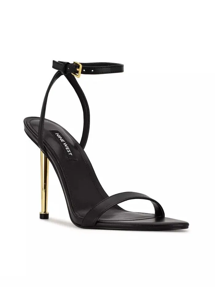 Женские босоножки-шпильки Reina Almond Toe Nine West — изображение 1 из 5, черный