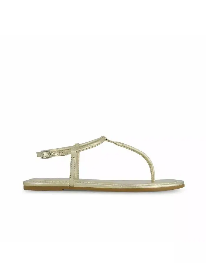 Сандалии Bernardo Hercu с Т-образным ремешком Bernardo Footwear — изображение 1 из 4, шампань
