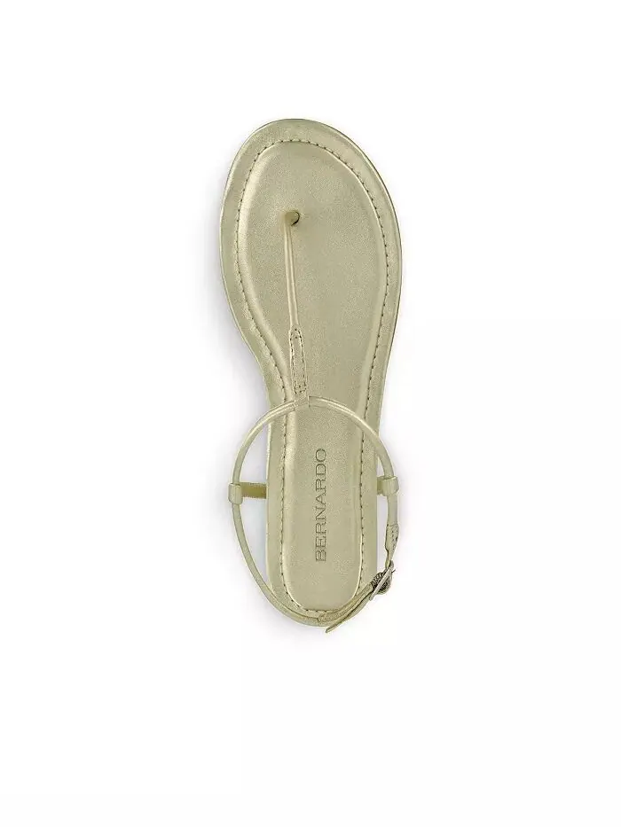 Сандалии Bernardo Hercu с Т-образным ремешком Bernardo Footwear — изображение 4 из 4, шампань