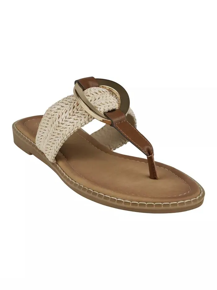 Женские плетеные сандалии Jovie на плоской подошве GC Shoes — изображение 1 из 5, прозрачный