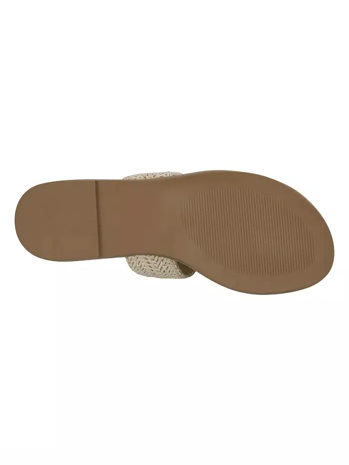 Женские плетеные сандалии Jovie на плоской подошве GC Shoes — изображение 5 из 5, прозрачный