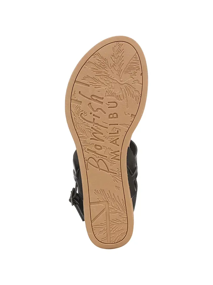 Женские сандалии Arcadia Low Wedge на ремешке Blowfish Malibu — изображение 5 из 5, черный