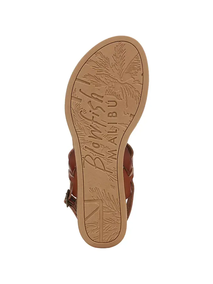 Женские сандалии Arcadia Low Wedge на ремешке Blowfish Malibu — изображение 5 из 5, коричневый