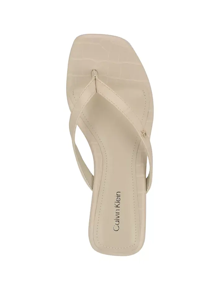 Вьетнамки женские Calvin Klein Stelea — изображение 4 из 5, слоновая кость