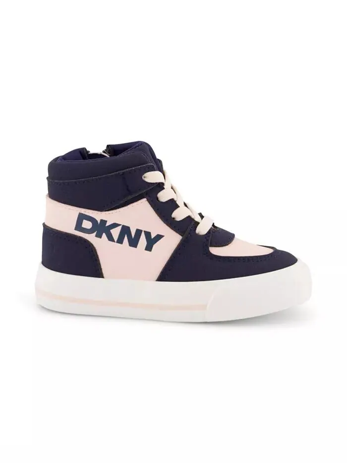 Высокие кроссовки Amelia Alice для девочек DKNY — изображение 3 из 7, темно-синий