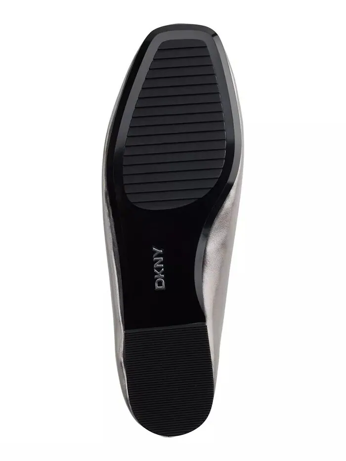 Женские балетки Dace Mary Jane DKNY — изображение 5 из 5, серебристый