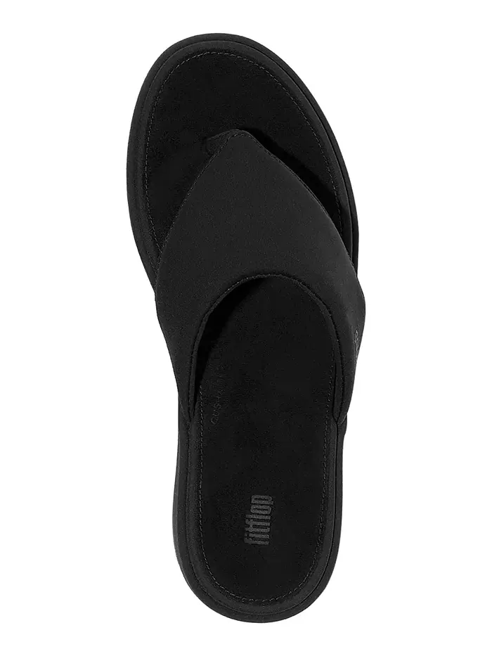 Женские сандалии-платформы Wedge Toe-Post FitFlop — изображение 7 из 9, классический бежевый