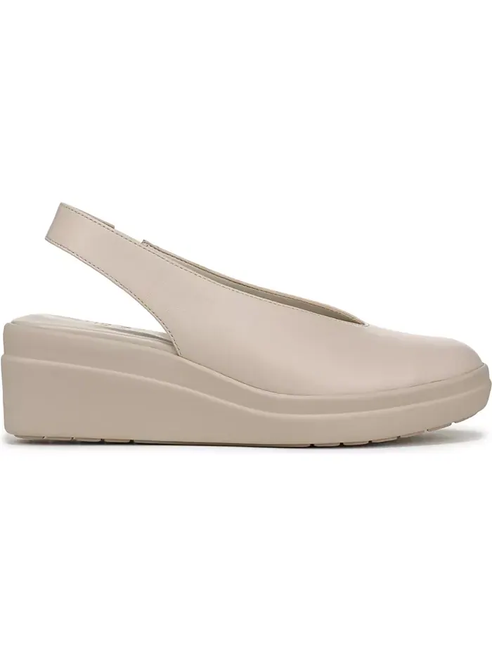 Женские кожаные сандалии на платформе Slingback Naturalizer — изображение 2 из 5, серый