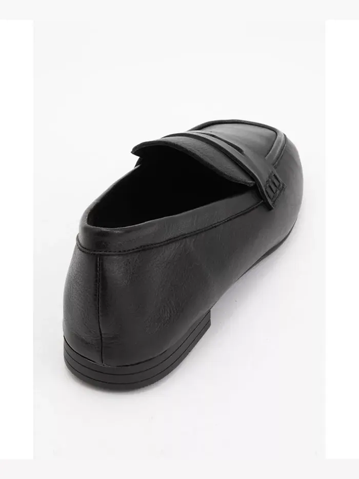 Женские лоферы Skye из кожи Forever & Always Shoes — изображение 3 из 3, черный