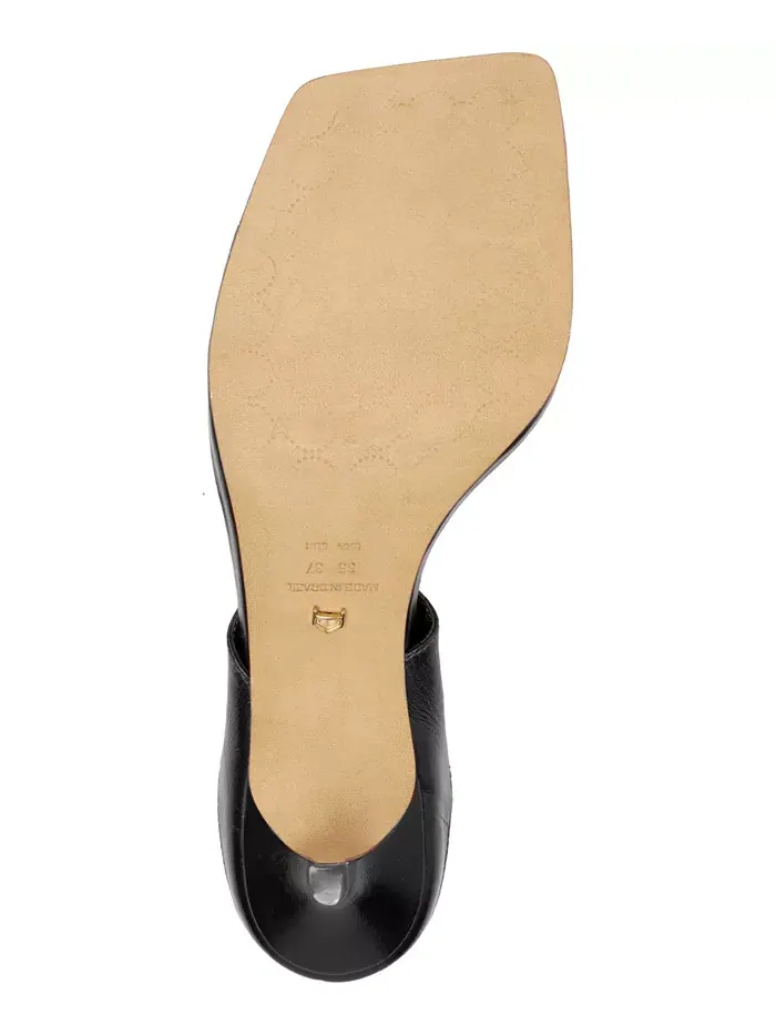 Женские сандалии Kendall Mid Stiletto Slip-On Arezzo — изображение 5 из 5, черный