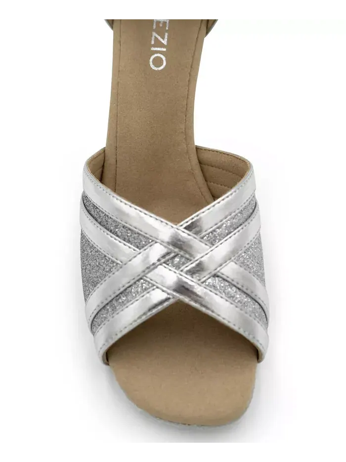 Элиза 2.5" Бальные туфли Capezio — изображение 5 из 6, серебряный