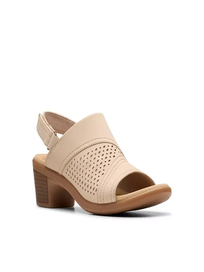 Сандалии Clarks Emily2 на блочном каблуке, нубук