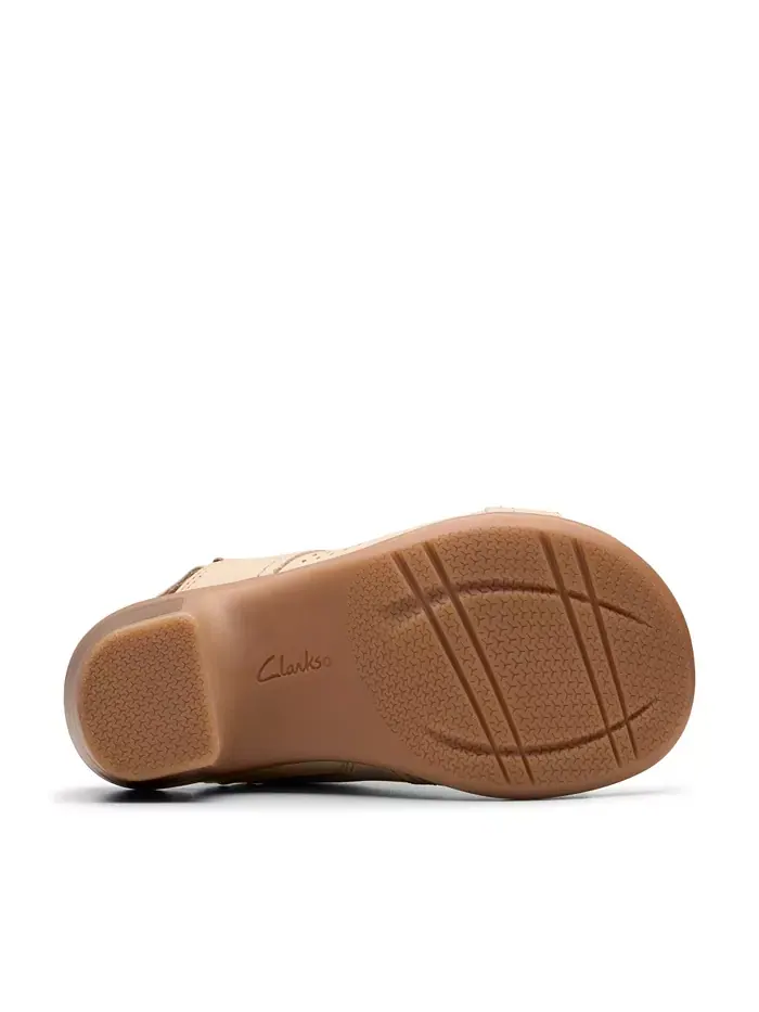 Сандалии Clarks Emily2 на блочном каблуке, нубук — изображение 5 из 7, песочный