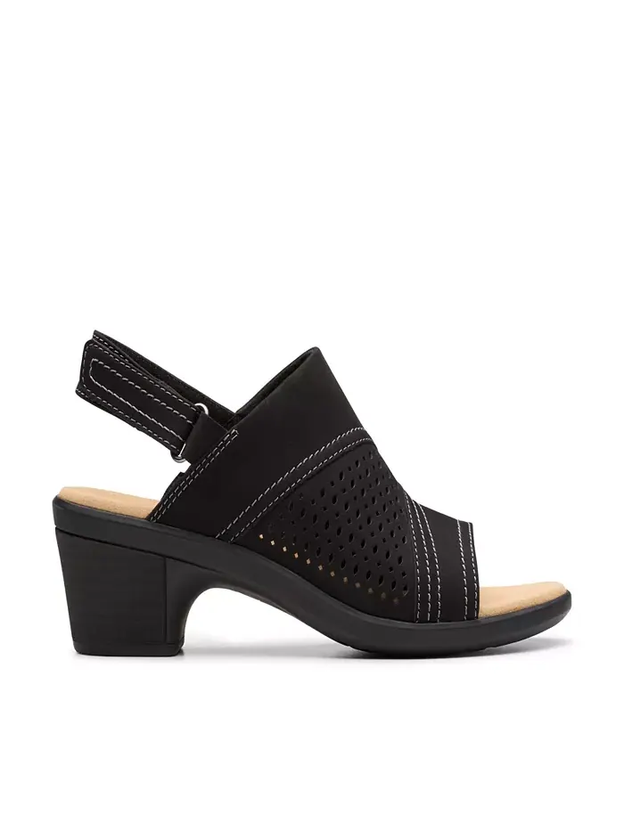 Сандалии Clarks Emily2 на блочном каблуке — изображение 2 из 7, черный