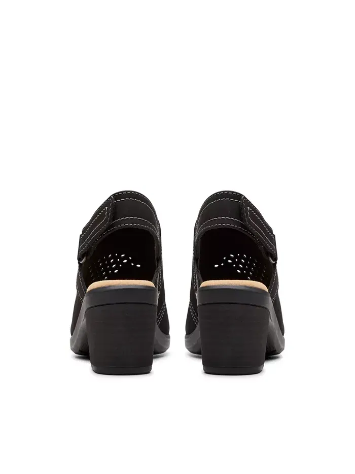 Сандалии Clarks Emily2 на блочном каблуке — изображение 3 из 7, черный