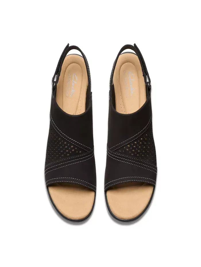 Сандалии Clarks Emily2 на блочном каблуке — изображение 4 из 7, черный