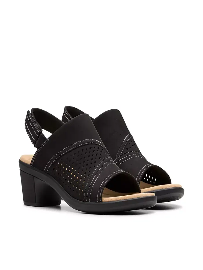 Сандалии Clarks Emily2 на блочном каблуке — изображение 7 из 7, черный