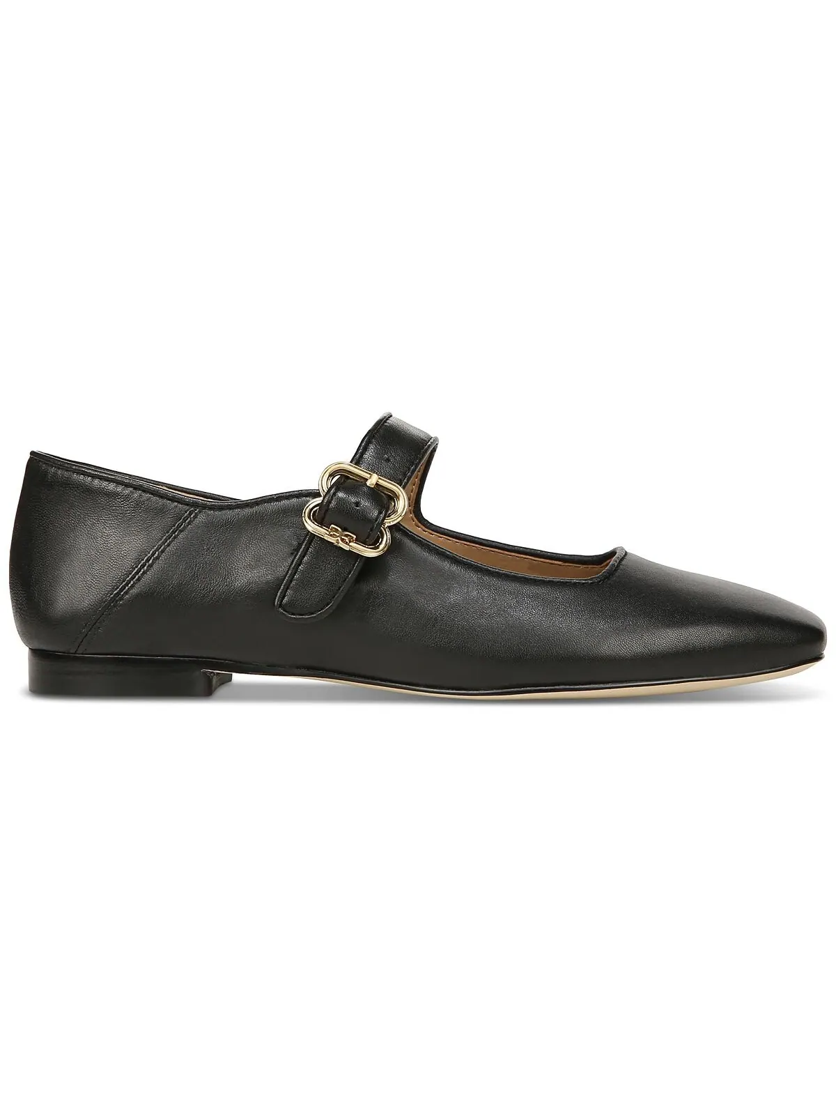 Женские туфли на плоской подошве Mary Jane с пряжкой Michaela Sam Edelman — изображение 2 из 5, черный