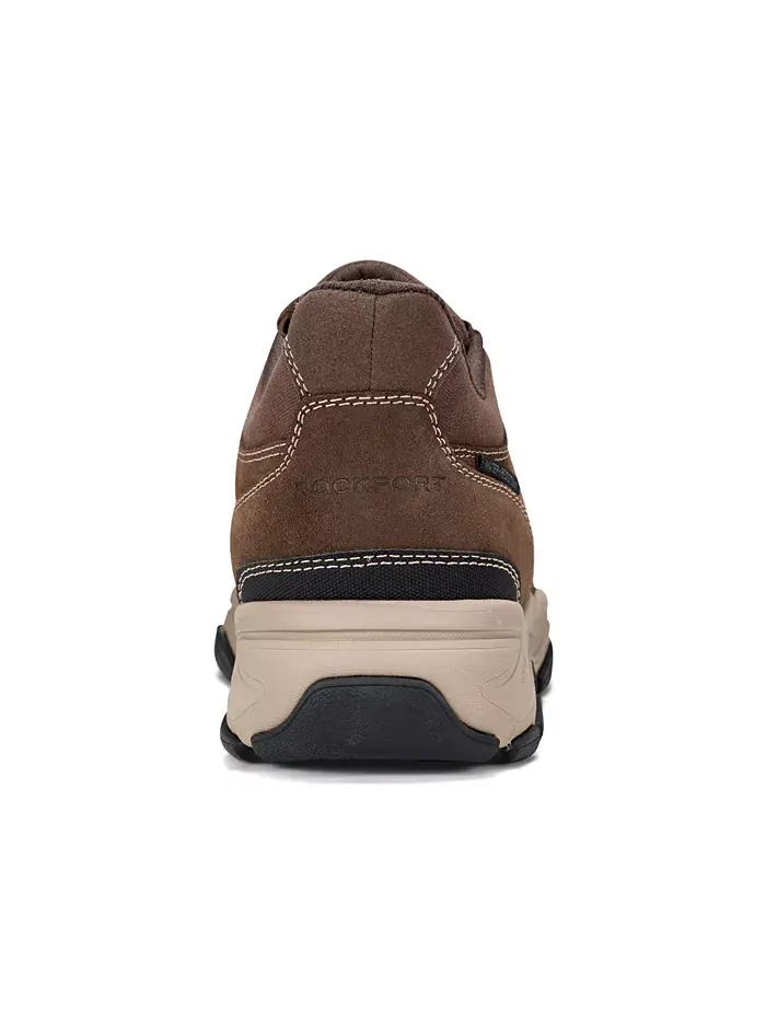 Мужские повседневные кроссовки Ronan Step Activated на шнуровке Rockport — изображение 3 из 5, темный коричневый