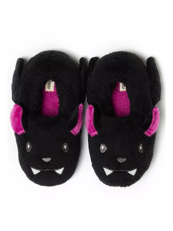 Унисекс взрослые домашние тапочки Halloween Critter с закрытой пяткой Dearfoams — изображение 1 из 5, фиолетовый