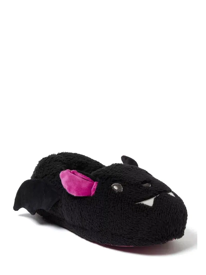 Унисекс взрослые домашние тапочки Halloween Critter с закрытой пяткой Dearfoams — изображение 2 из 5, фиолетовый