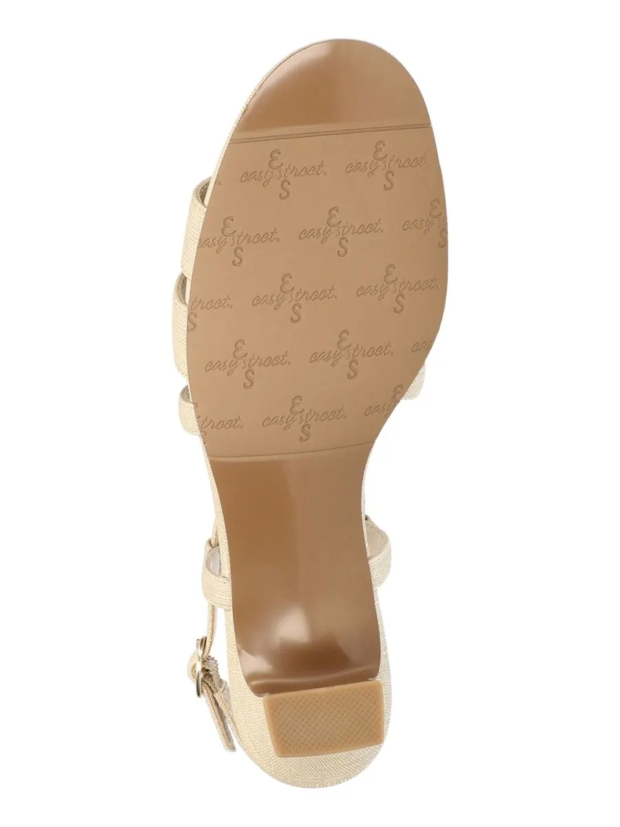 Женские сандалии Blissful Dress Sandals Easy Street — изображение 5 из 7, прозрачный