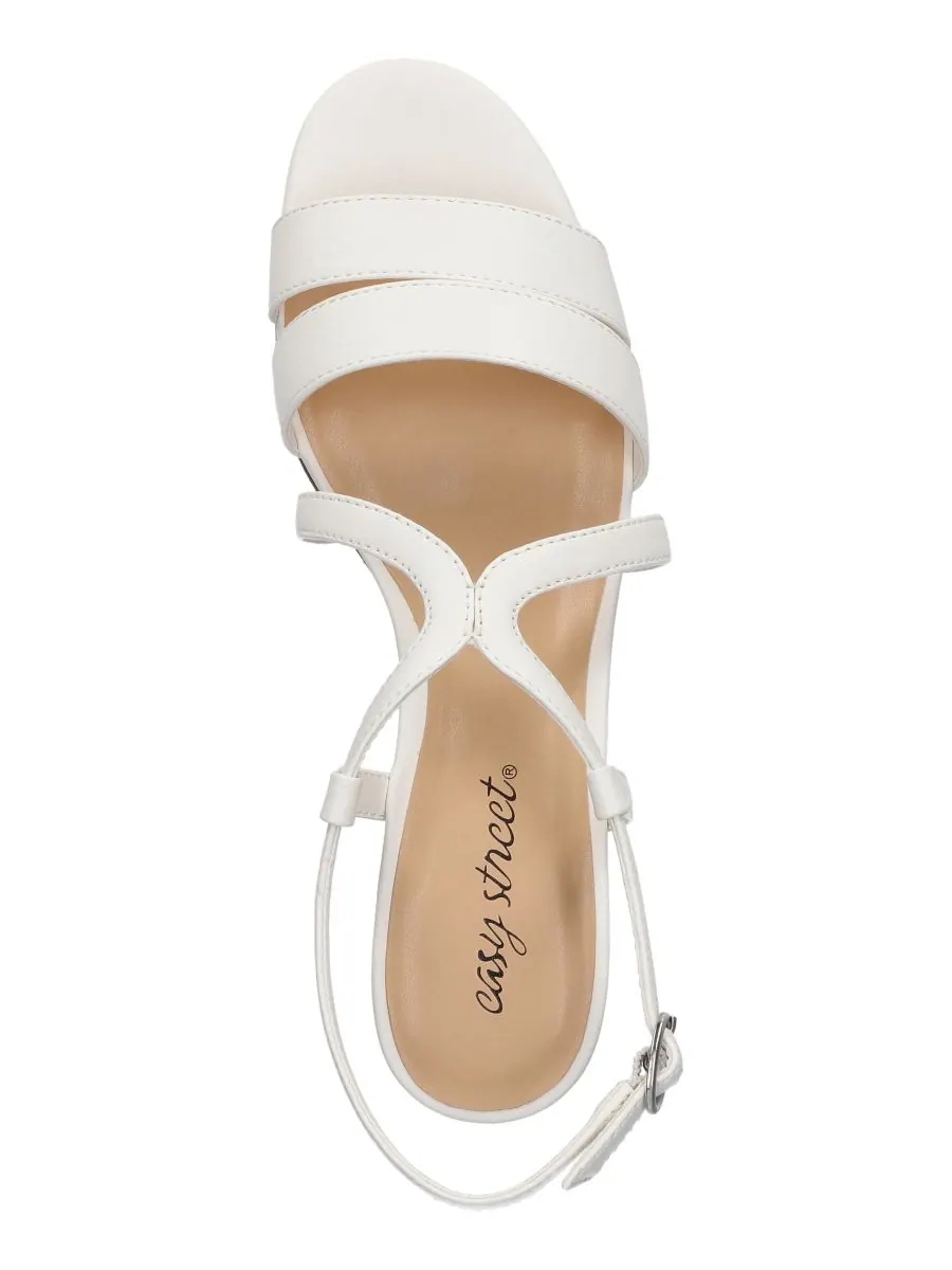 Женские сандалии Blissful Dress Sandals Easy Street — изображение 4 из 7, белый