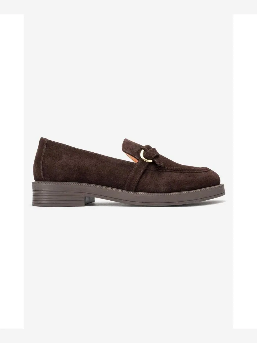 Женские туфли Forever & Always: кожаные лоферы Galea с пряжкой Forever & Always Shoes — изображение 6 из 6, коричневый